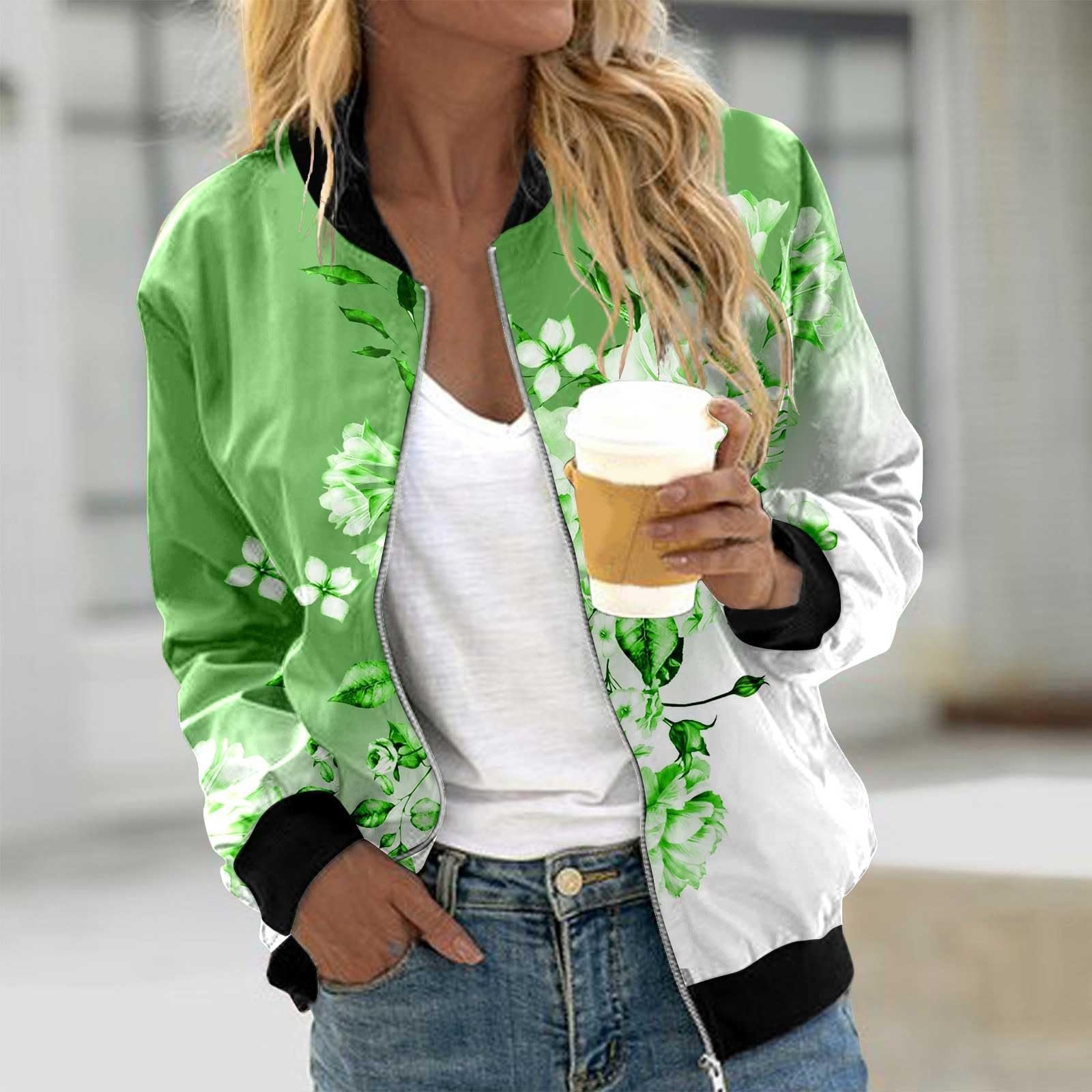 Бомбер Жіночий Короткий на Блискавці Повсякденна Жіноча Куртка, фото №3 Бомбер Жіночий Короткий на Блискавці Повсякденна Жіноча Куртка, фото №3