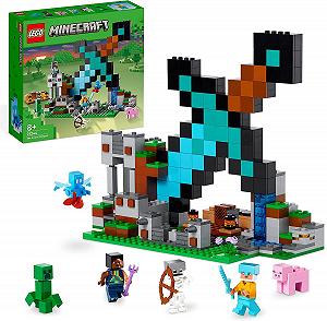 Конструктор Lego Minecraft The Sword Outpost 21244 + The Stalactite Cave 30647 для детей synthetic.ua - Фото 1