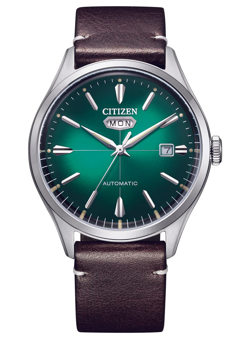 Чоловічий аналоговий автоматичний наручний годинник Citizen, фото №1