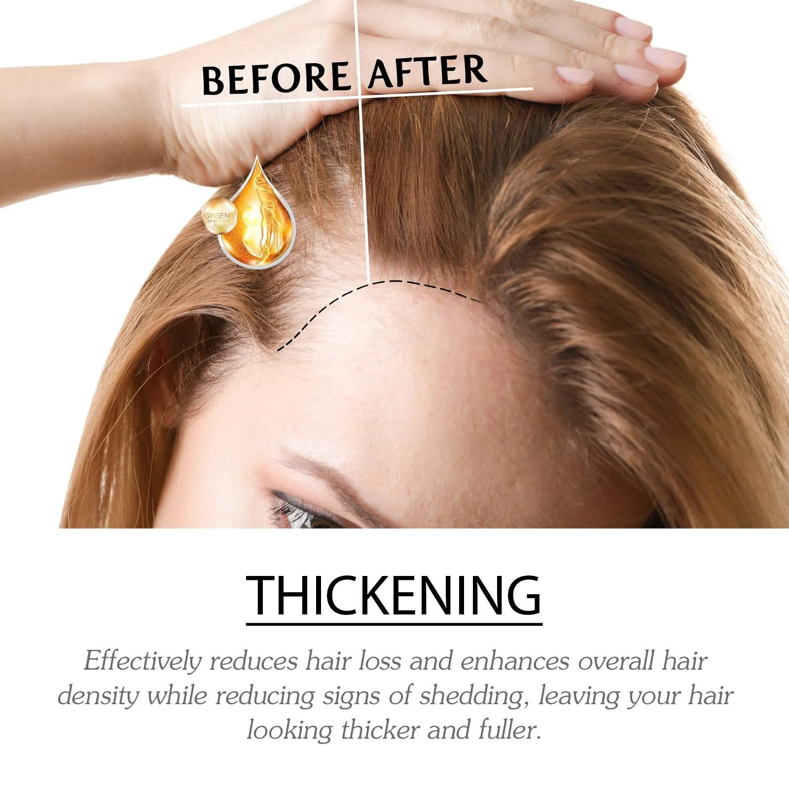 Ампули для зміцнення волосся Tkekruh 7 x 2 мл, Сироватка для росту волосся, Засіб для росту волосся для жінок і чоловіків, фото №5