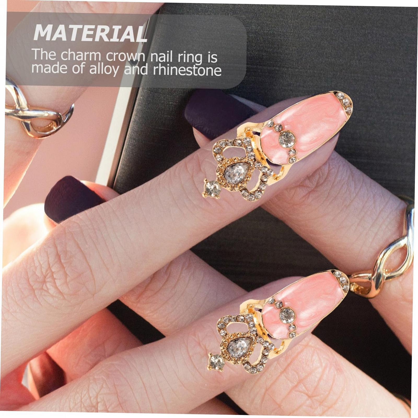 Набір накладних стразів для нігтів Блискучий, фото №5