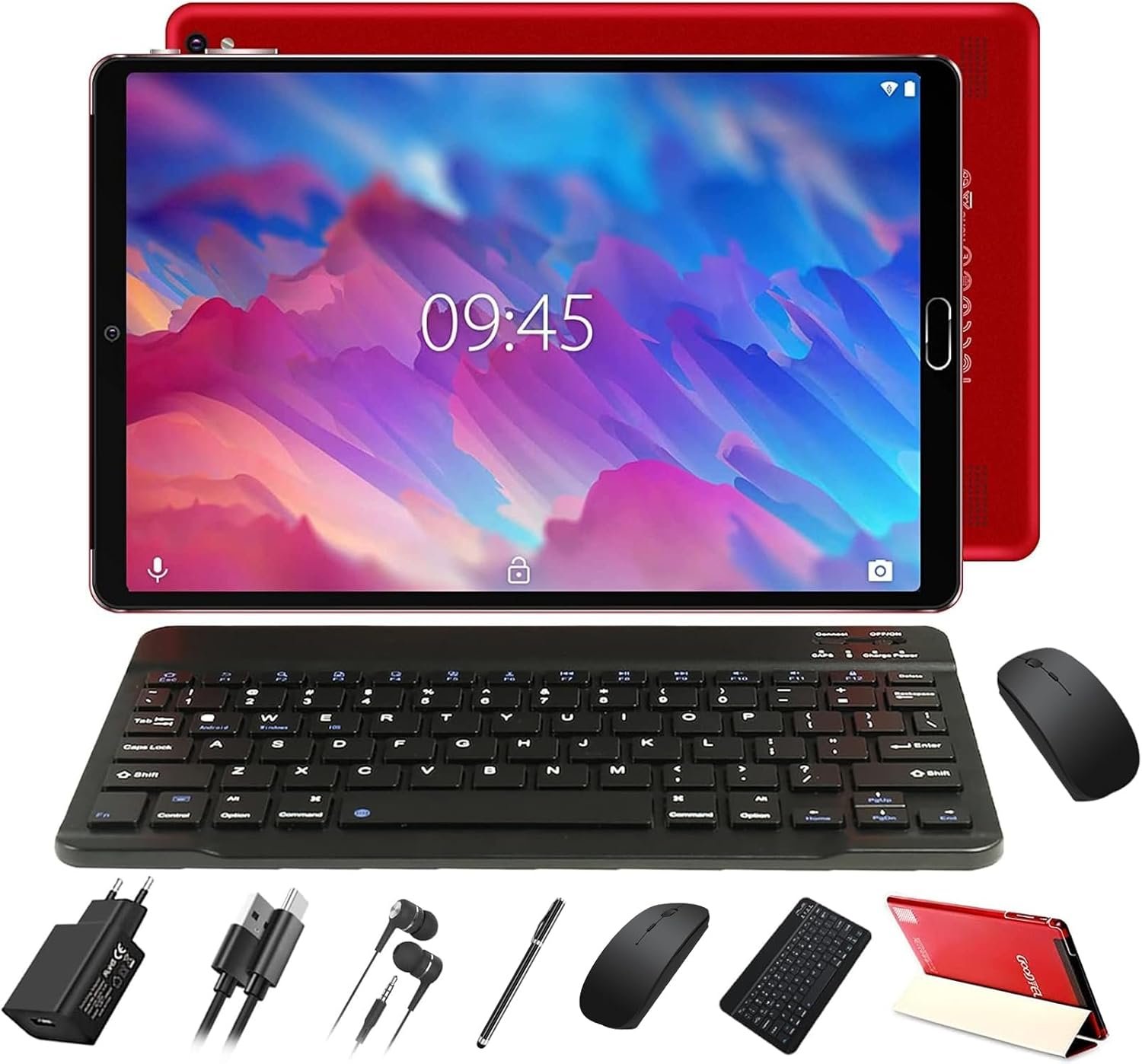 Планшет 10" Goodtel G2 4/64Gb 8 ядер Android 11 8000 mAh Червоний, фото №1