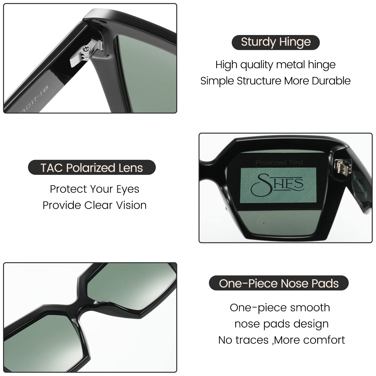 Сонцезахисні окуляри SHES Modern для жінок, модні, вінтажні дизайнерські SH2107, фото №4 Сонцезахисні окуляри SHES Modern для жінок, модні, вінтажні дизайнерські SH2107, фото №4