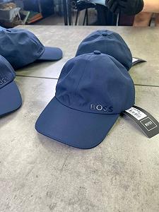 Кепка Boss темно-синя з прогумованим лого на боці gu600 - Фото 1