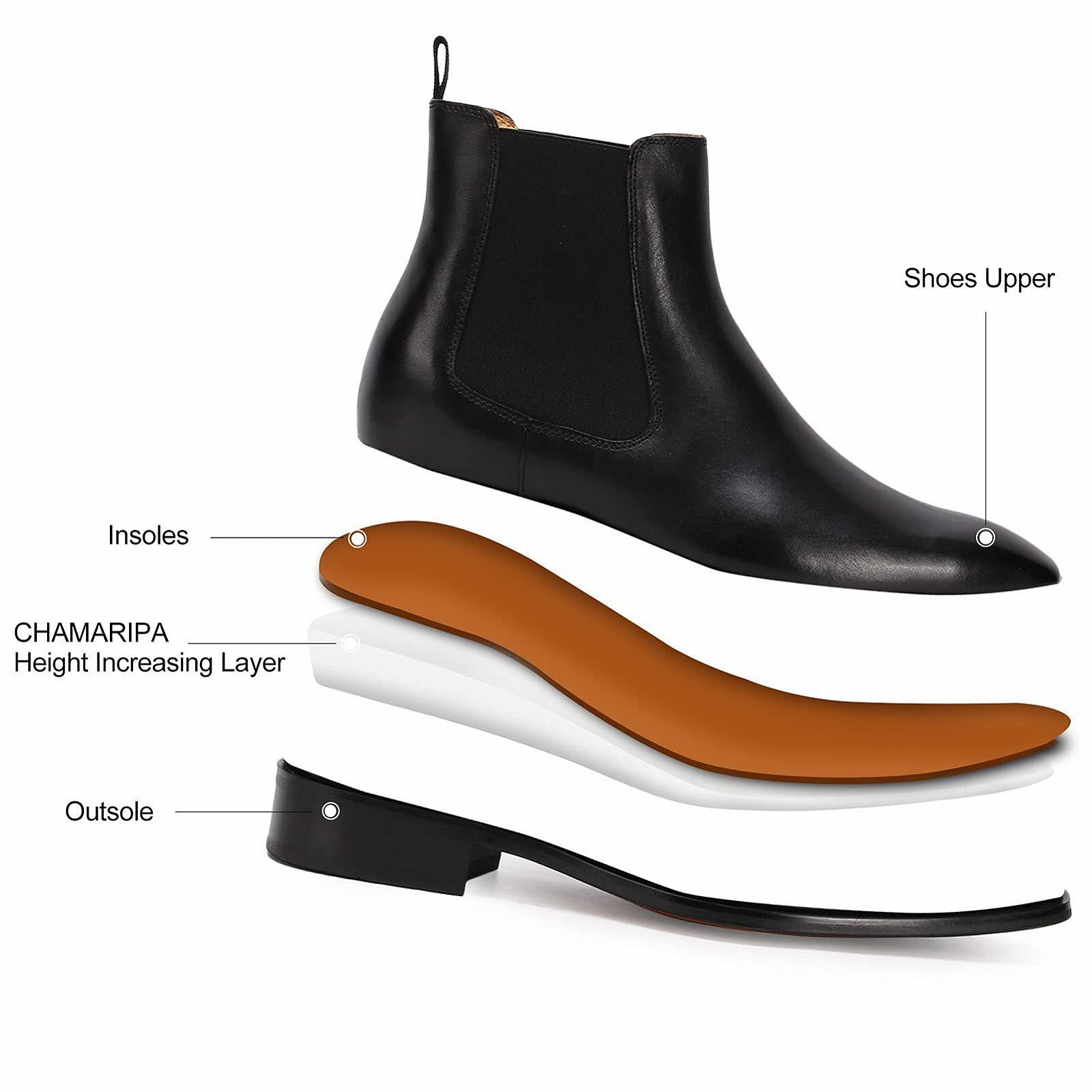 Челсі CHAMARIPA Шкіряні Чорні, фото №5