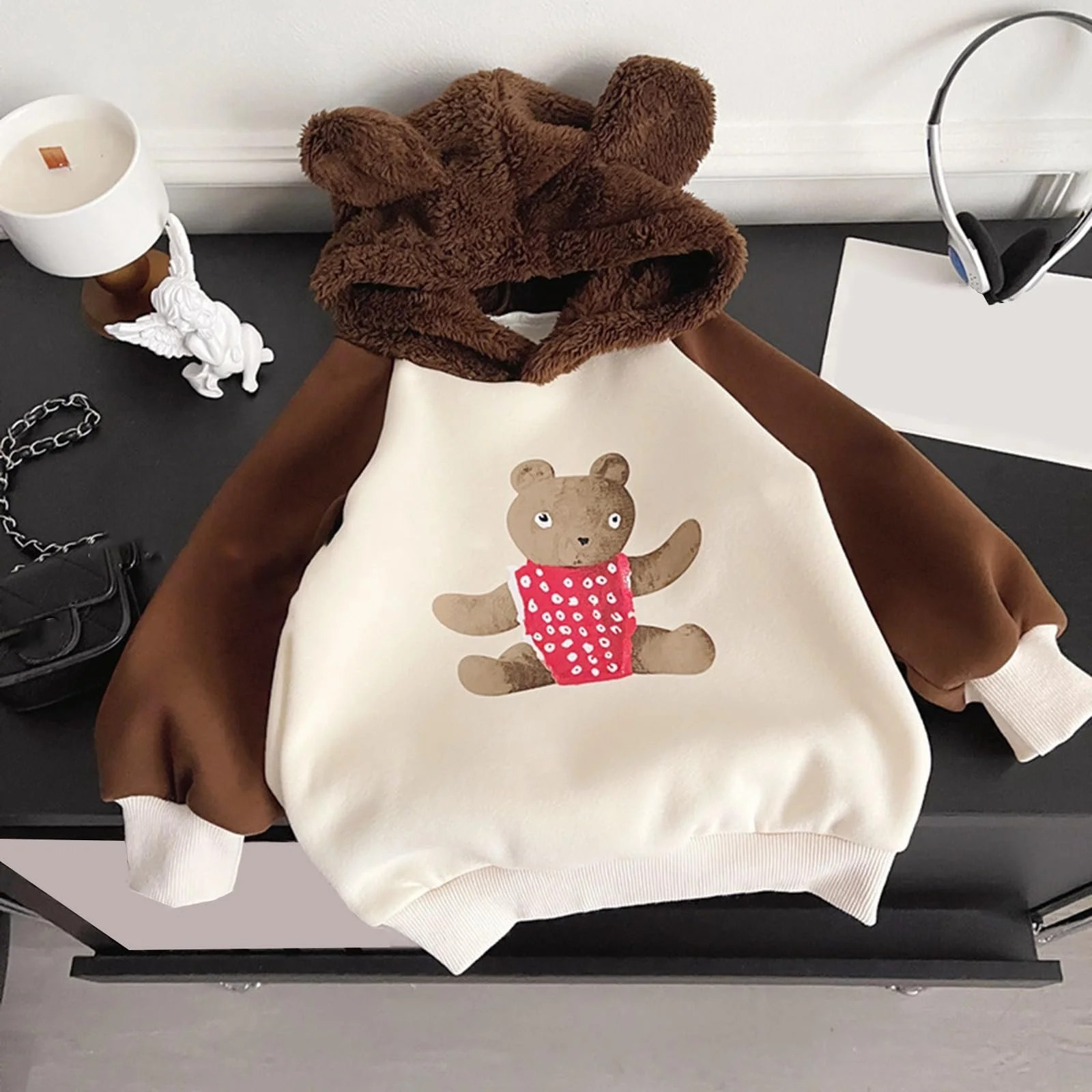 Худи для девочки с медведем, фото №3