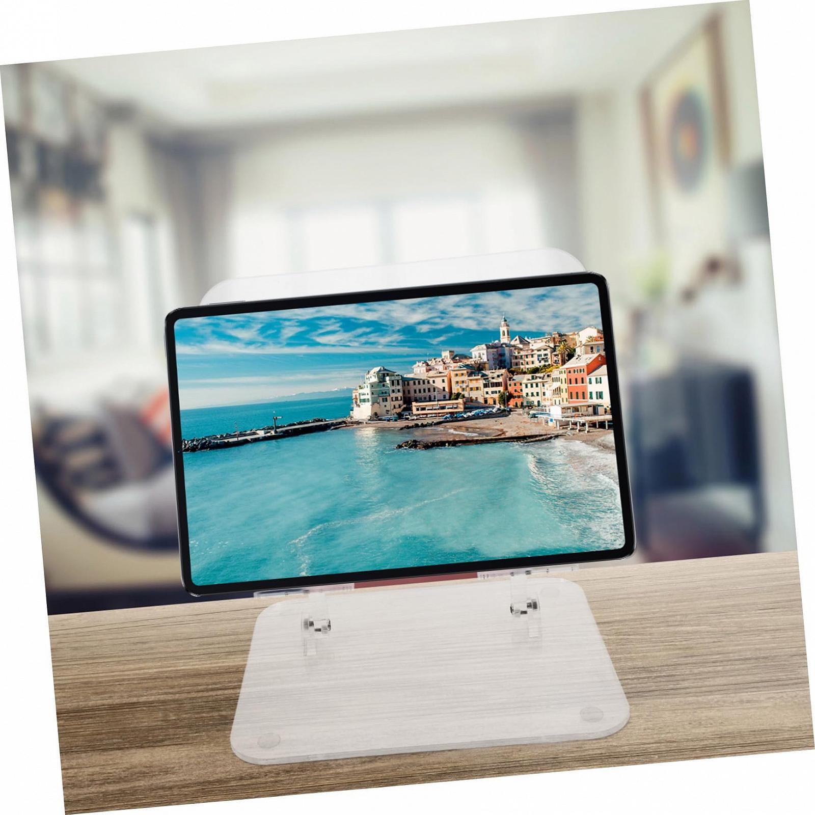 Підставка для планшета NUOBESTY, регульована по висоті, акрилова, для читання, для планшетів та ноутбуків, для дому, офісу та школи, фото №6