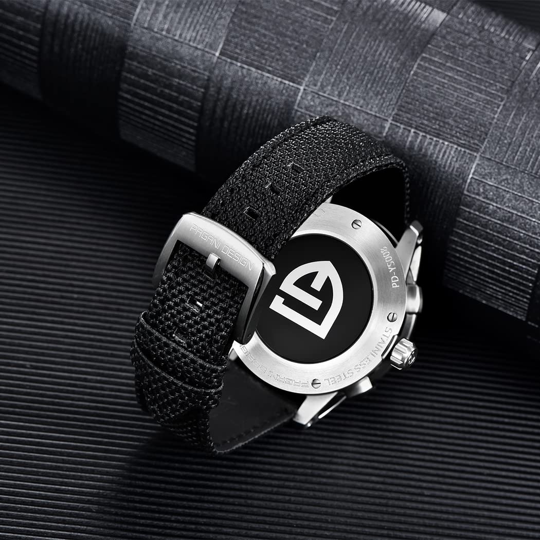 Чоловічий годинник Pagani Design Хронограф Аналоговий Кварц 100M Водонепроникний Нержавіюча сталь, фото №4