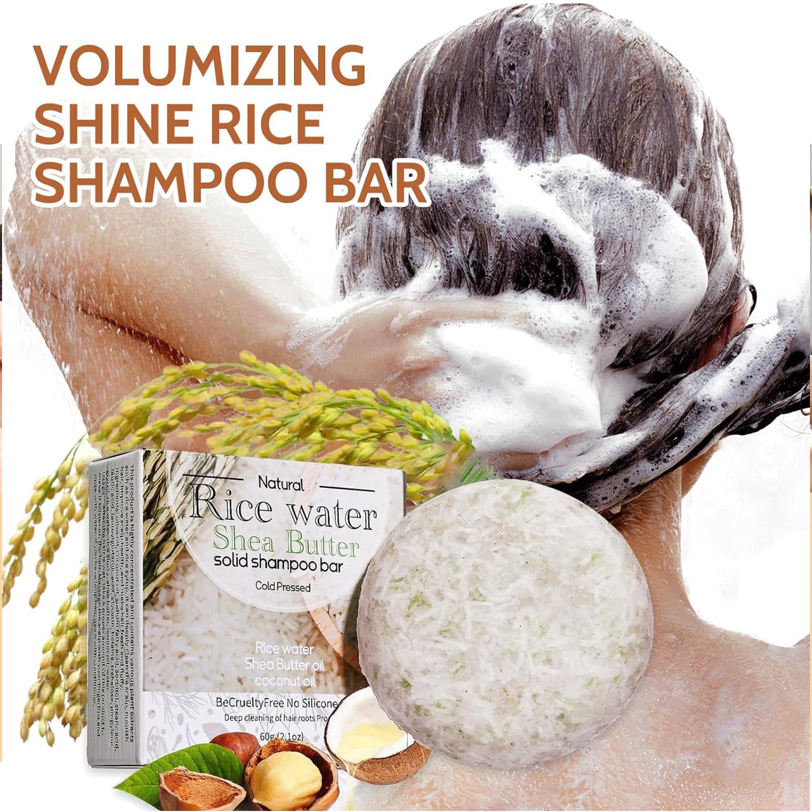 Шампунь Rice Water для росту волосся, фото №4