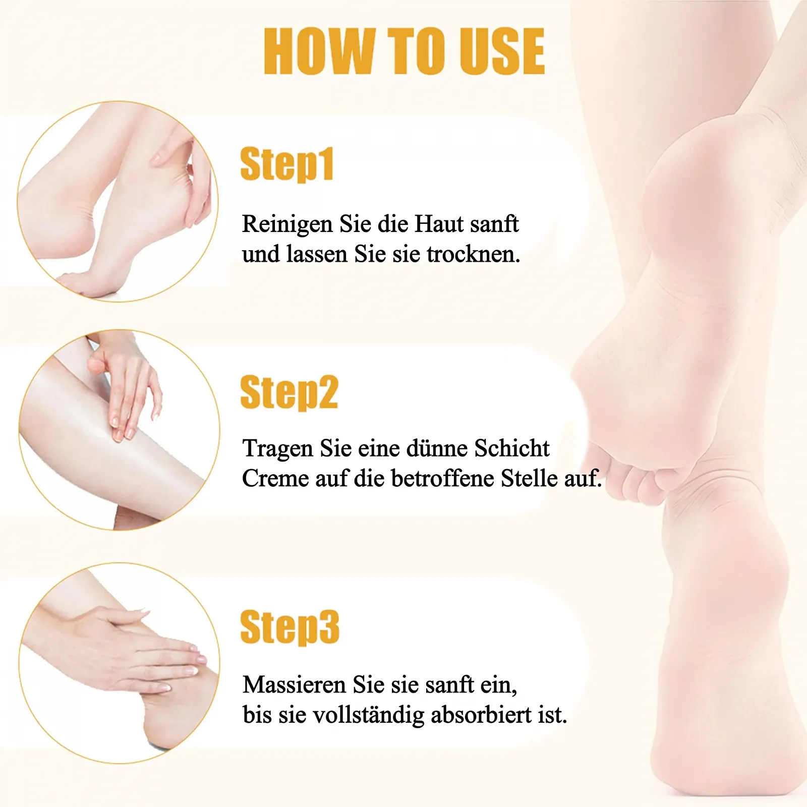 Крем-стик для ног 60% + 2% Urea Увлажняющий против мозолей и трещин 40 г, фото №6 Крем-стик для ног 60% + 2% Urea Увлажняющий против мозолей и трещин 40 г, фото №6