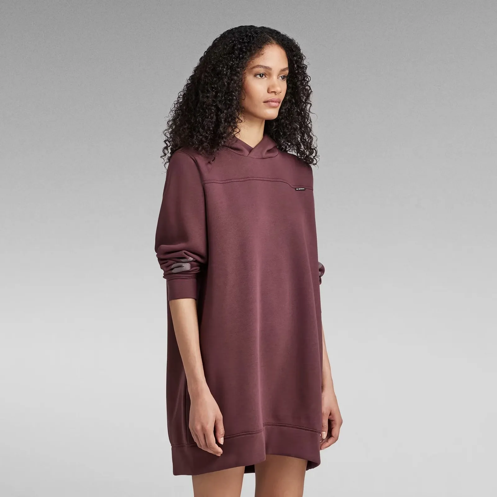 Женское платье G-Star RAW Multi Graphic Loose Hoodie Sweat Dress - S, фото №2 Женское платье G-Star RAW Multi Graphic Loose Hoodie Sweat Dress - S, фото №2