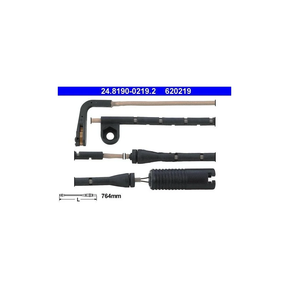 Датчик износа тормозных колодок ATE 24.8190-0219.2 для BMW передняя ось, фото №1