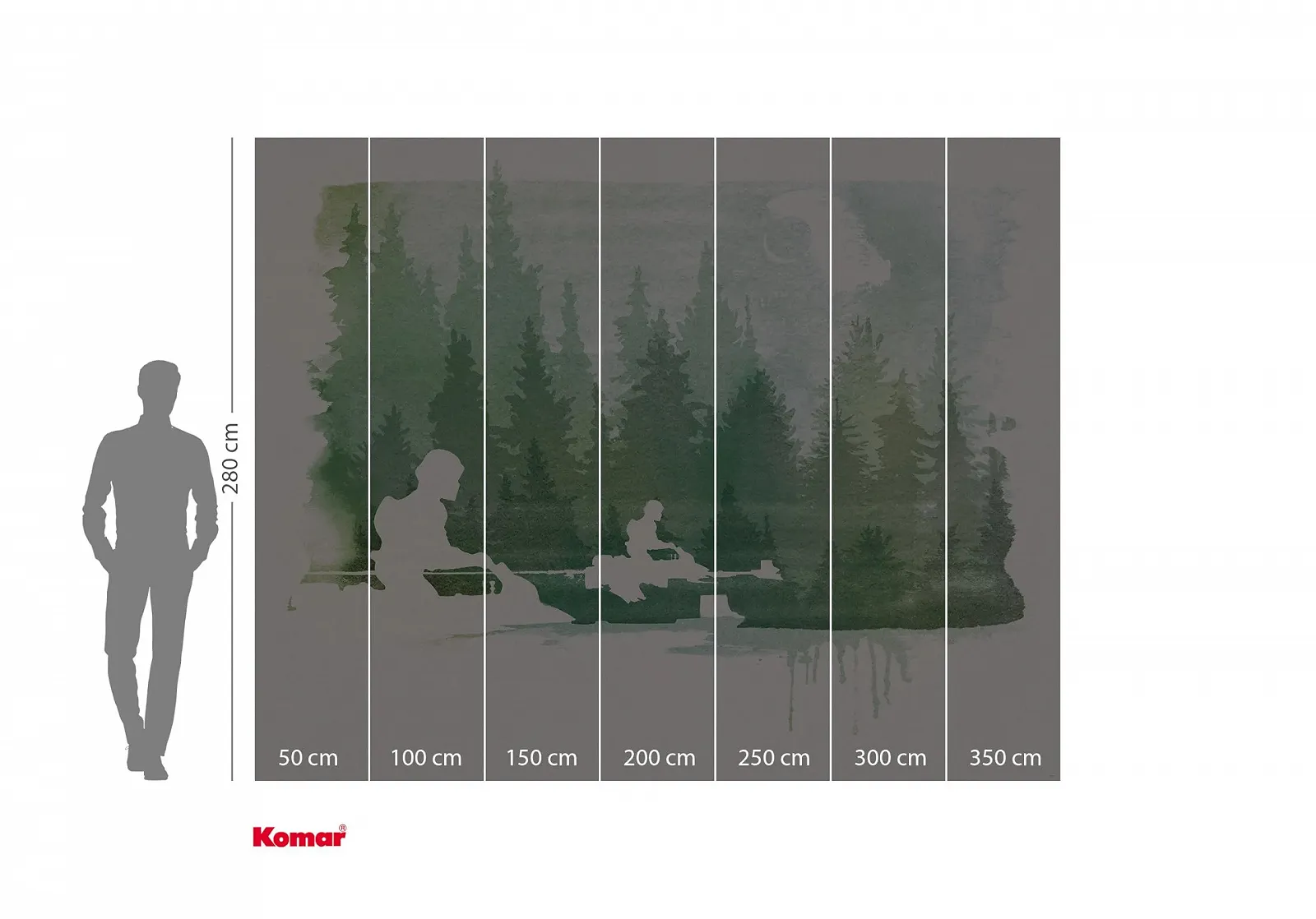 Фотообои Komar Star Wars Endor Speeders IADX7-006 Флизелиновые 350 x 280 см, фото №3