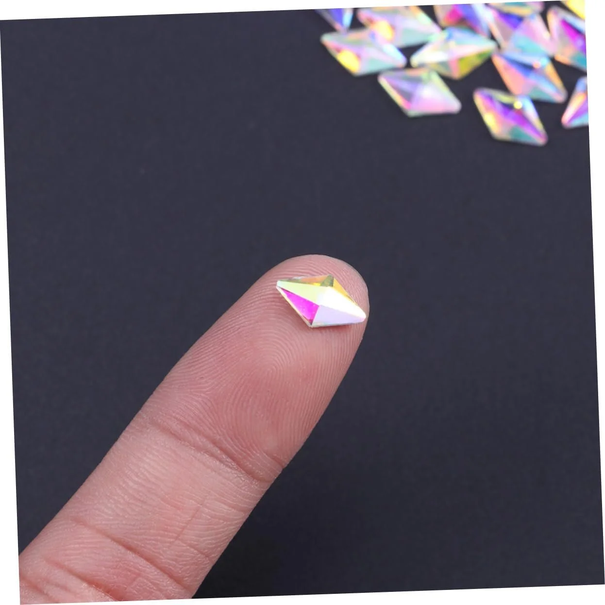 Украшение Стразы FRCOLOR 300 штук Декоративные стразы Кристаллы для ногтей Блестящие кристаллы для ногтей Бриллиантовые драгоценные камни Блестки для украшения ногтей, фото №5