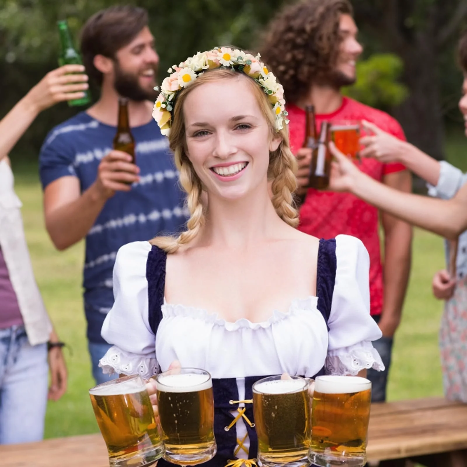 Обруч Цветы, фото №7