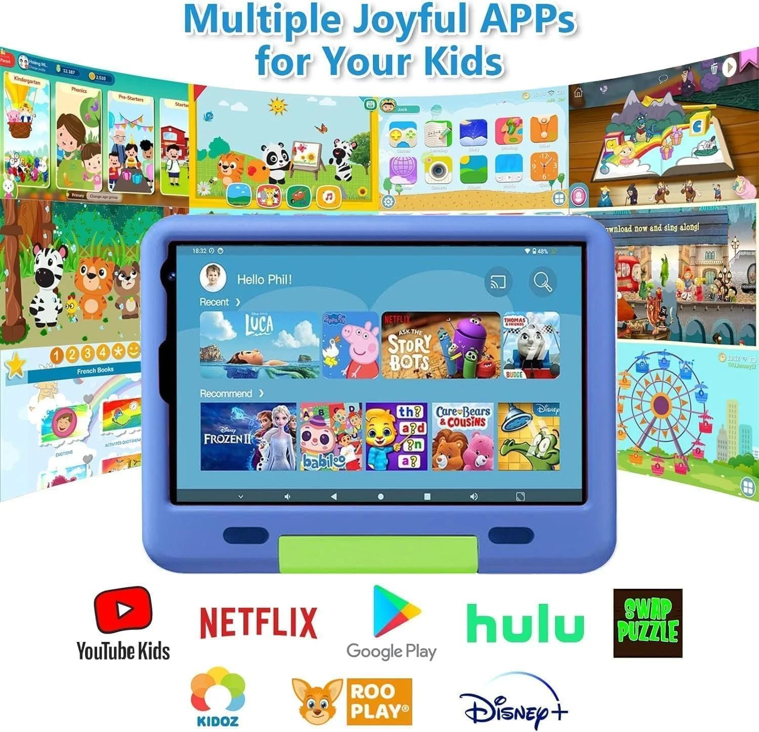 Планшет 8" GOTOWOD 6/128 ГБ 4 ядер Android 13 Чорний, фото №2 Планшет 8" GOTOWOD 6/128 ГБ 4 ядер Android 13 Чорний, фото №2