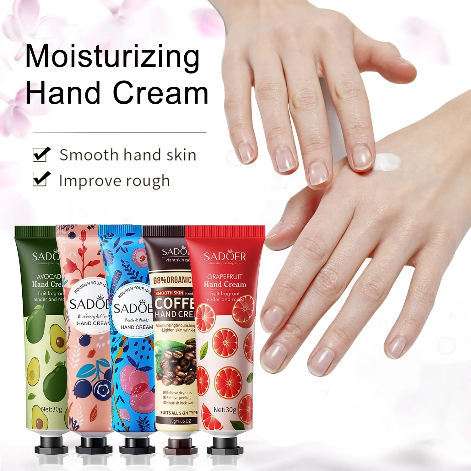 Набір міні-кремів для рук Fruit Extract Ароматизований (Daily Colour, 10 x 30 г), фото №2