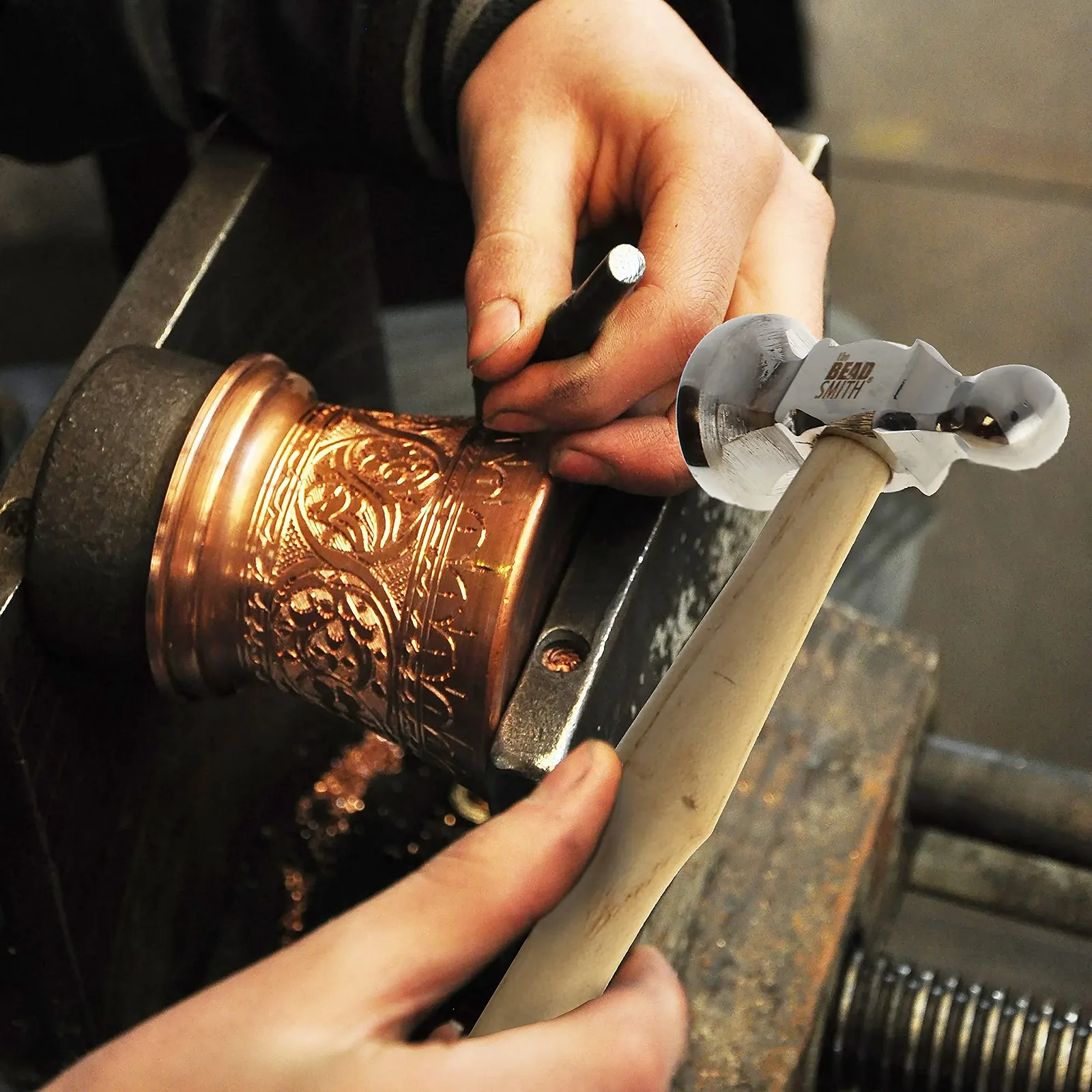Чеканочный молоток The Beadsmith Двусторонний 14 мм и 25 мм, фото №5