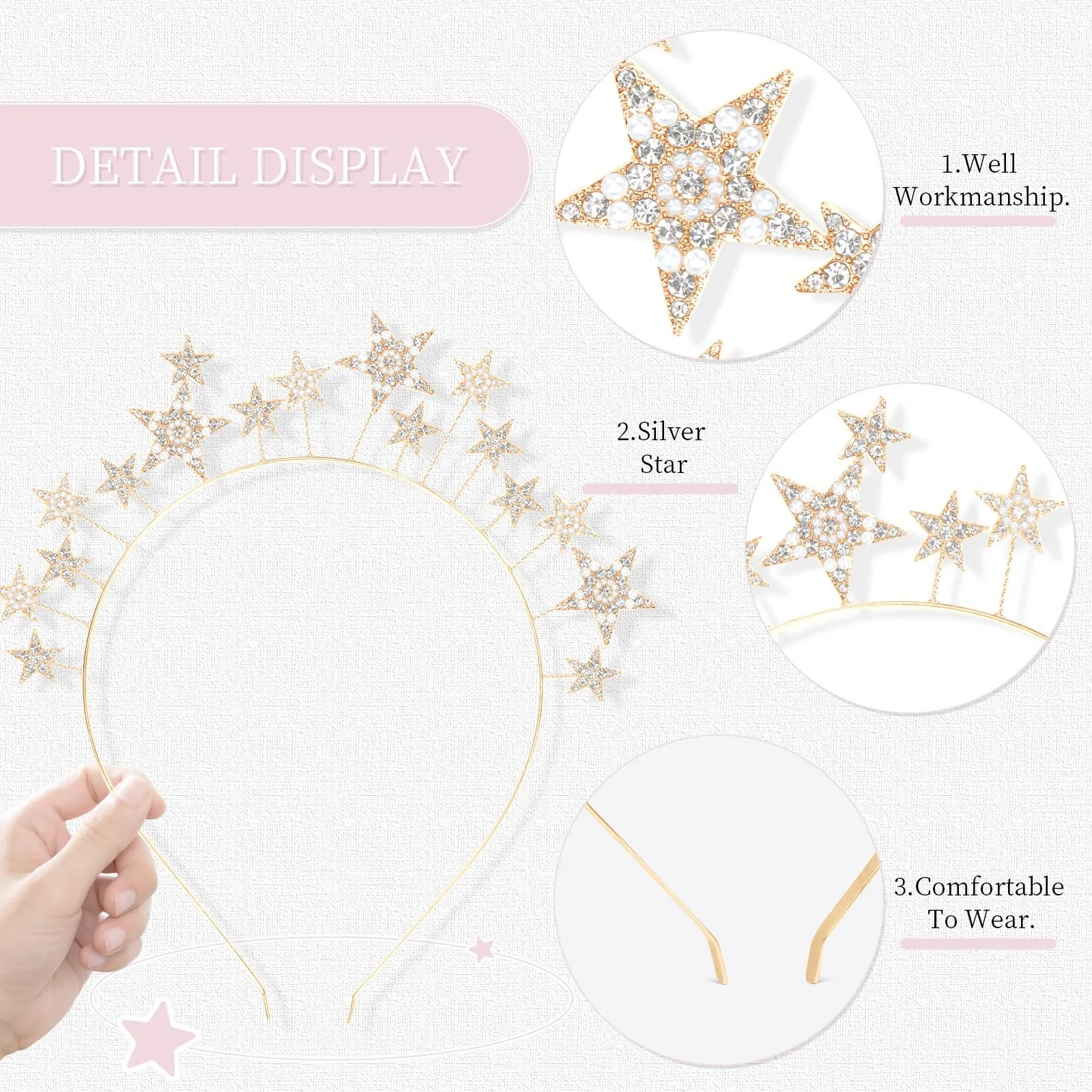 Жіночий обруч для волосся, фото №3