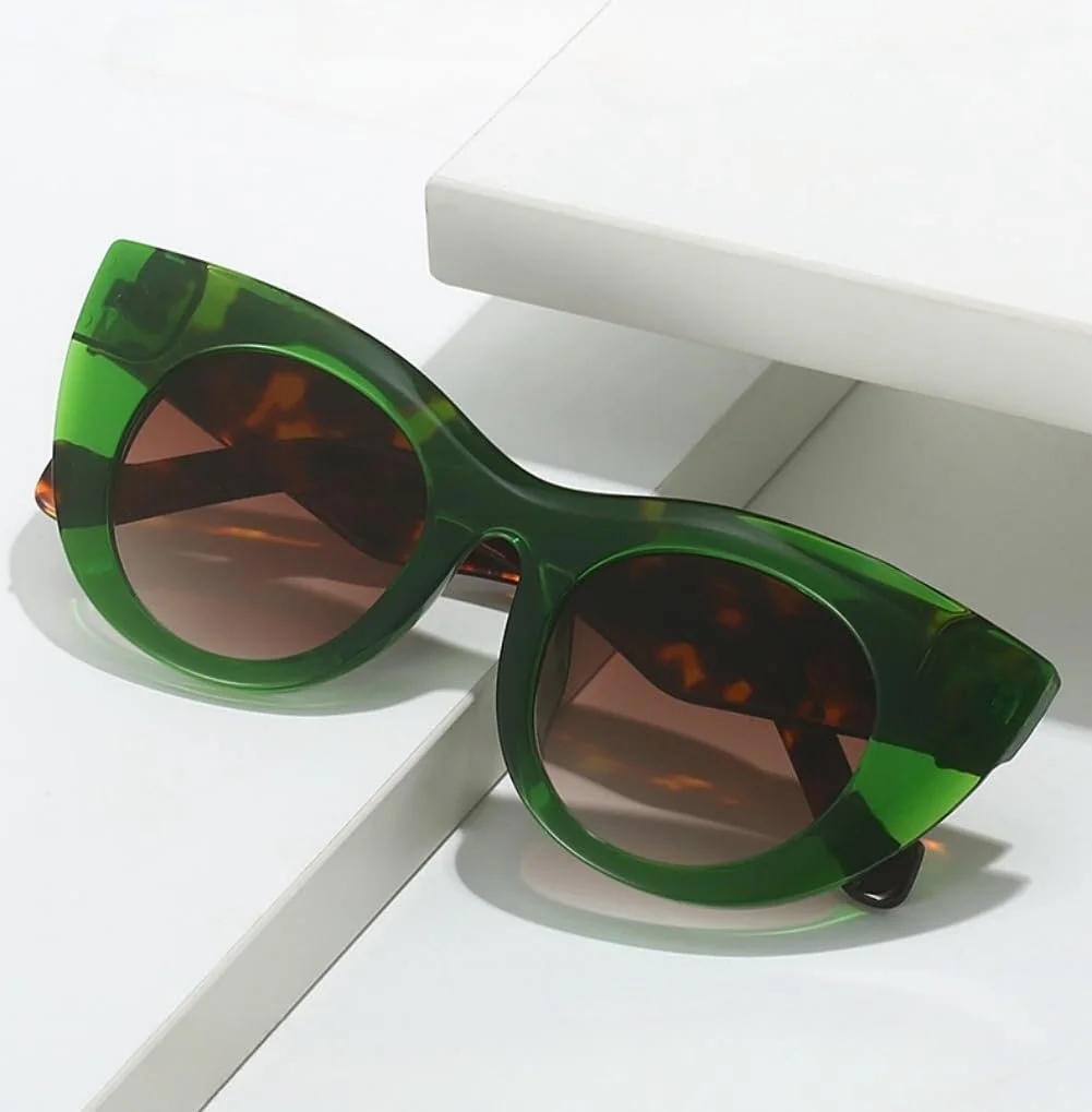 Сонцезахисні окуляри Котяче око ANNIUP Ретро, дві штуки, великі, модні, різнокольорові, фото №3 Сонцезахисні окуляри Котяче око ANNIUP Ретро, дві штуки, великі, модні, різнокольорові, фото №3