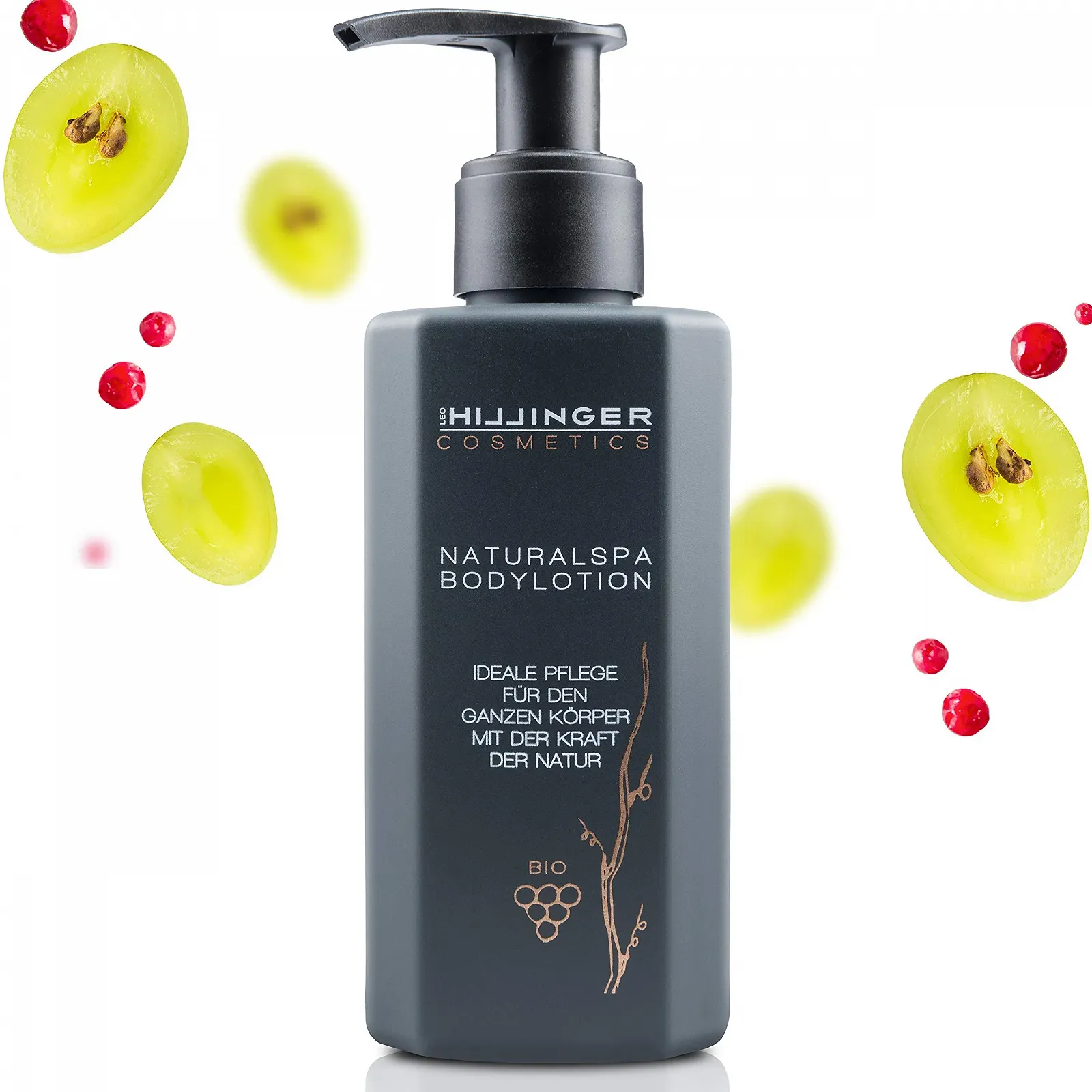 Лосьйон для тіла HILLINGER COSMETICS Organic з органічним виноградом для чоловіків та жінок, 200 мл, фото №8