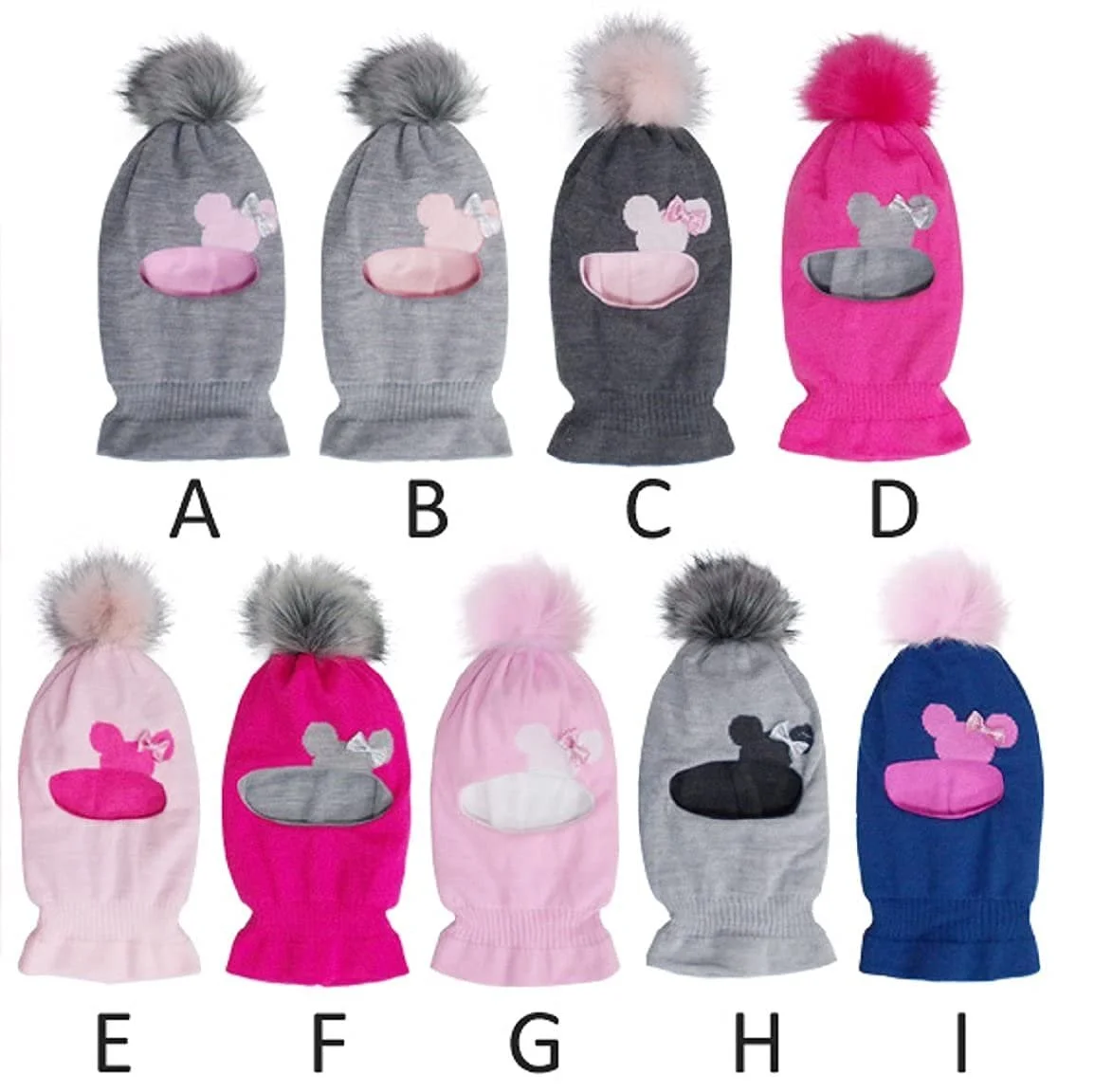 Шапка AJS Зимова для дівчат, 3 6 років, 50/54, фото №2