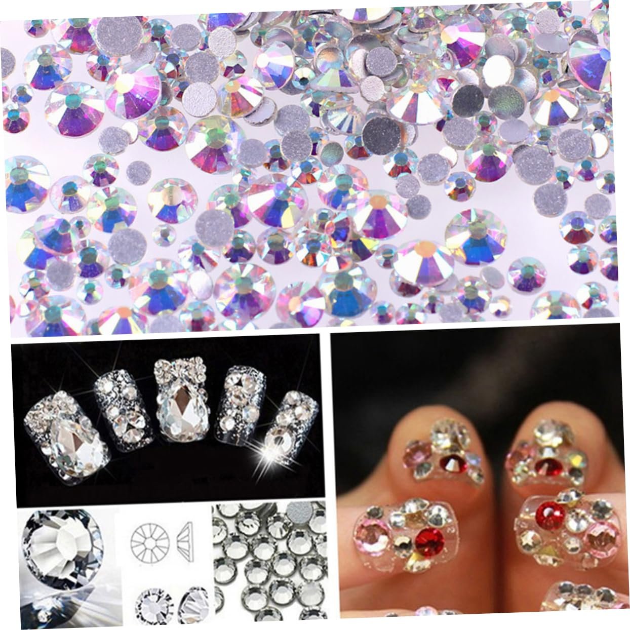 Стразы акриловые FRCOLOR 1440 штук, фото №5