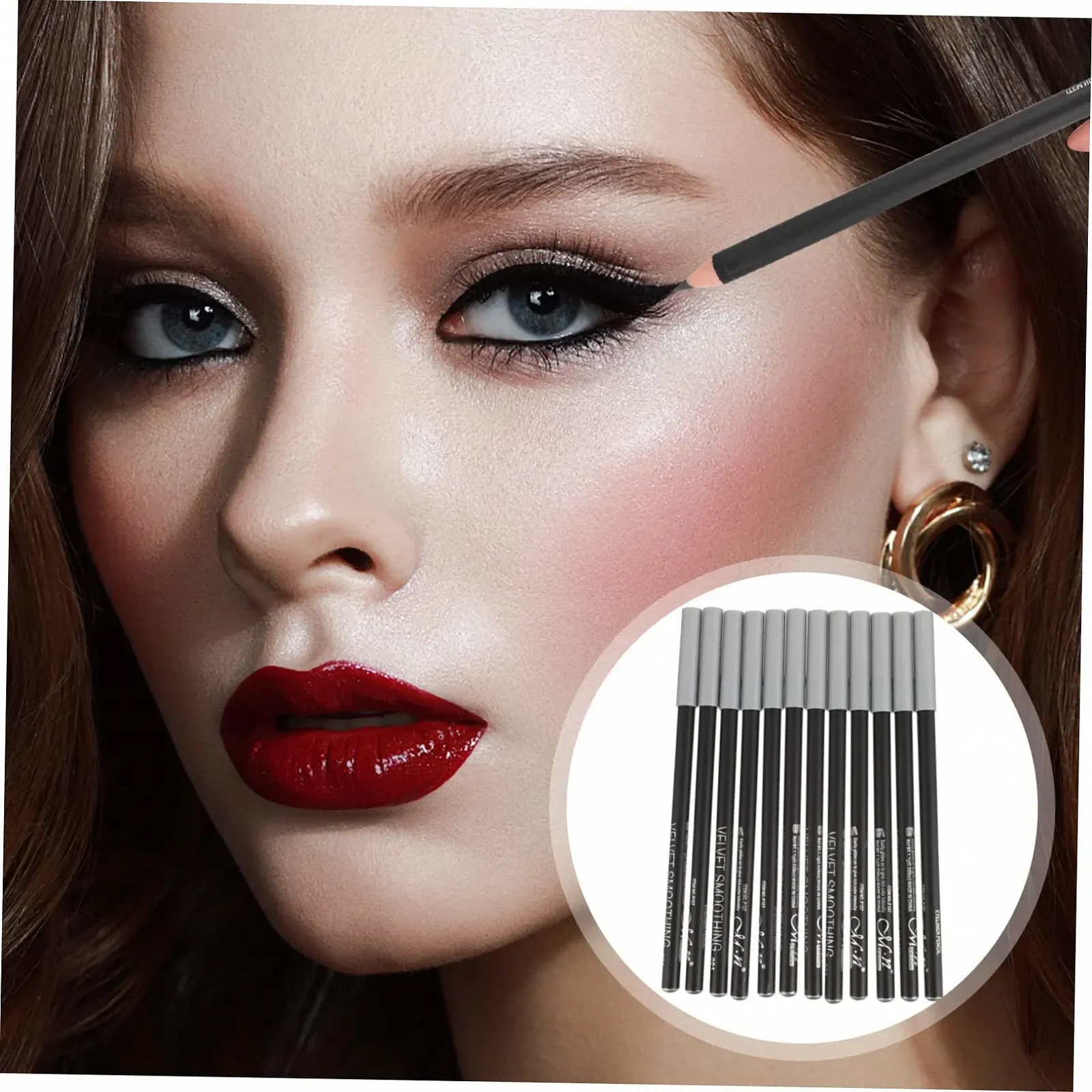 Карандаш для глаз FOMIYES, черный, фото №5 Карандаш для глаз FOMIYES, черный, фото №5