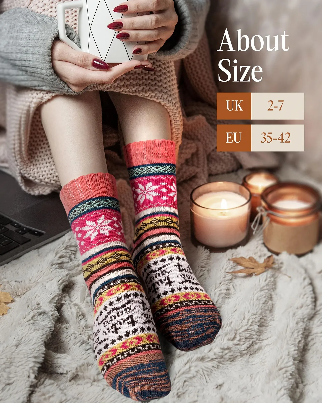 Шкарпетки Christmas Cuddly Small Christmas Gifts for Women, фото №3 Шкарпетки Christmas Cuddly Small Christmas Gifts for Women, фото №3