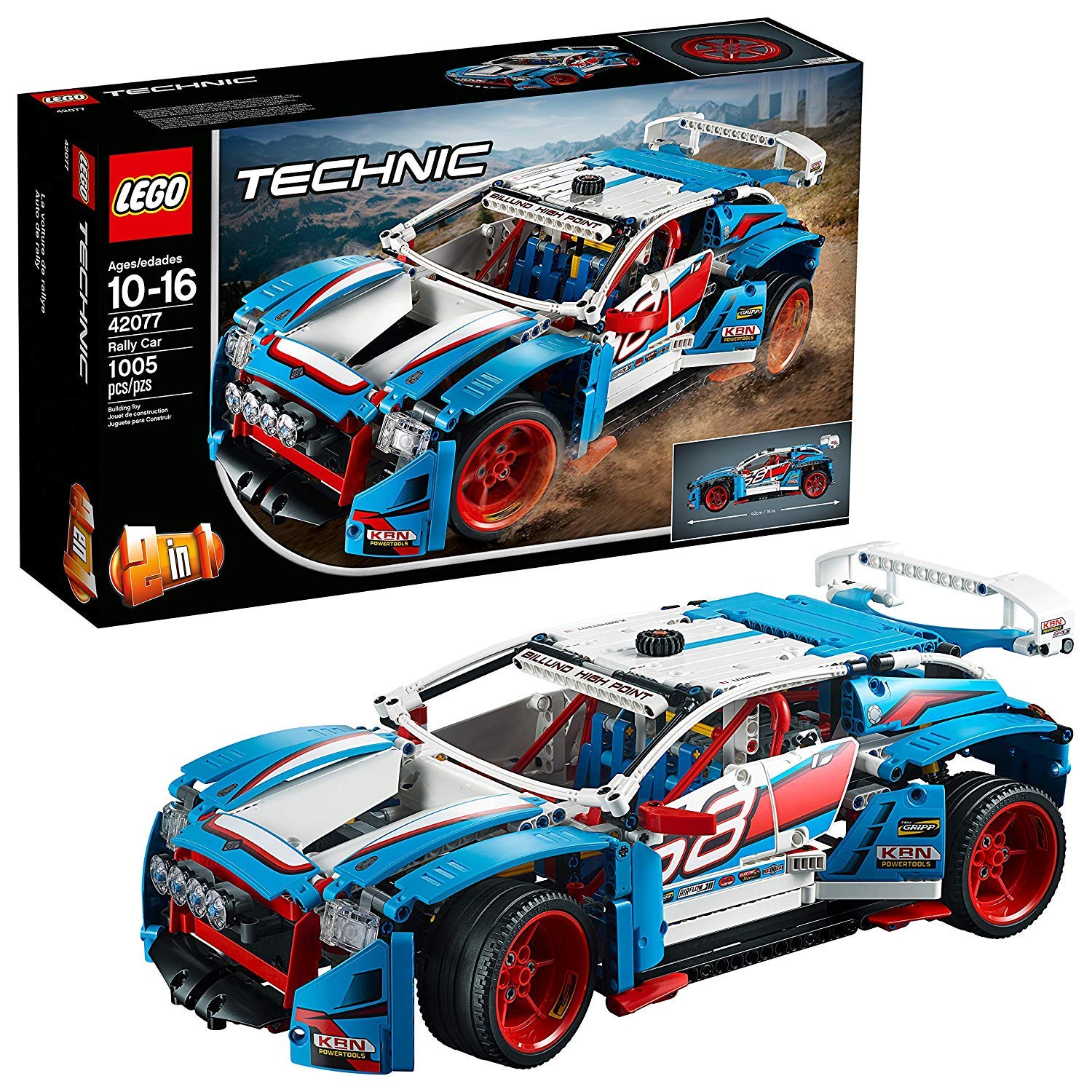 Конструктор LEGO Technic Rally Car 42077 (1005 деталей), фото №1