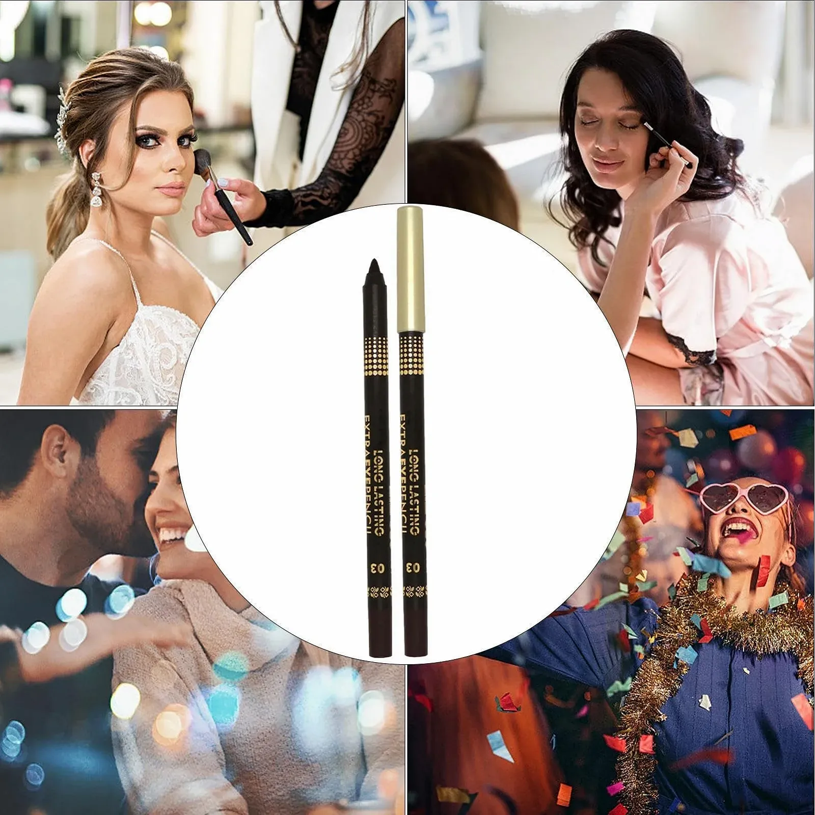 Олівець для очей Fowybe Чорний, фото №3