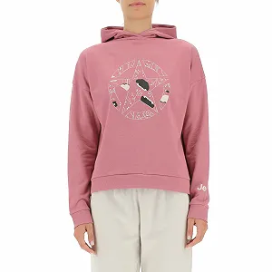 Женский кроп-топ худи Jeep Star Botanical Print J22w - Фото 1