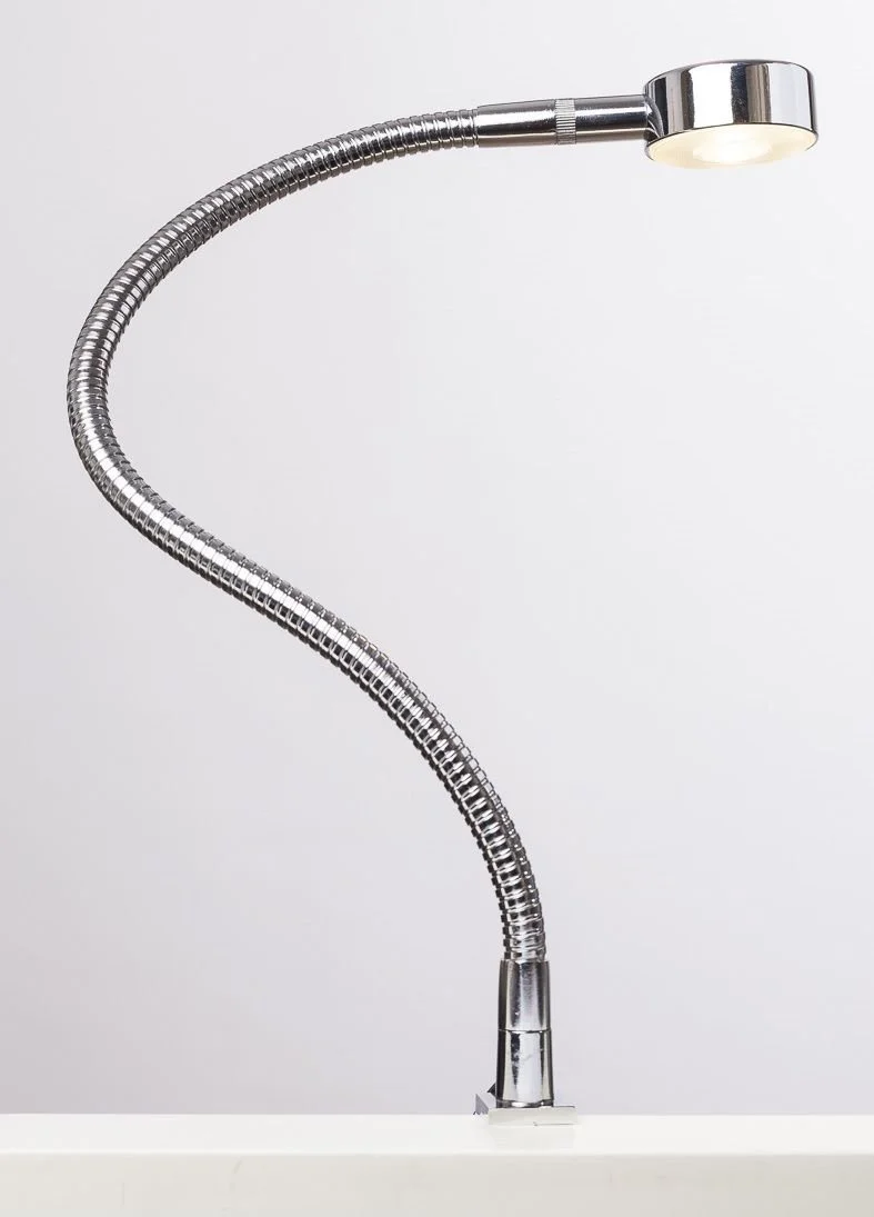 Настільна лампа LED Bedside Light Flex Light Touch Switch Сріблясто-сірий/Хром, фото №2