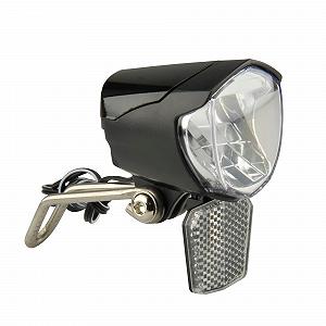Велосипедна фара Fischer Dynamo LED 70 LUX з функцією габаритного світла, світлодіодна велосипедна фара з автоматичним сутінковим режимом - Фото 1