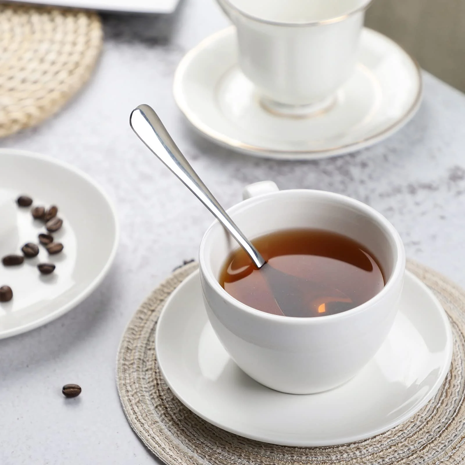 Ложка чайна з нержавіючої сталі No.3, фото №5