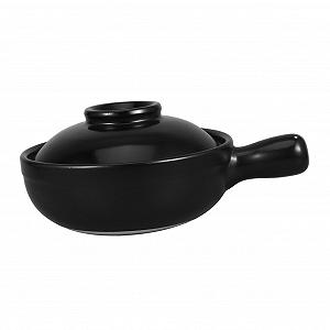 Горшок для запекания глиняный термостойкий с крышкой натуральный - Фото 1