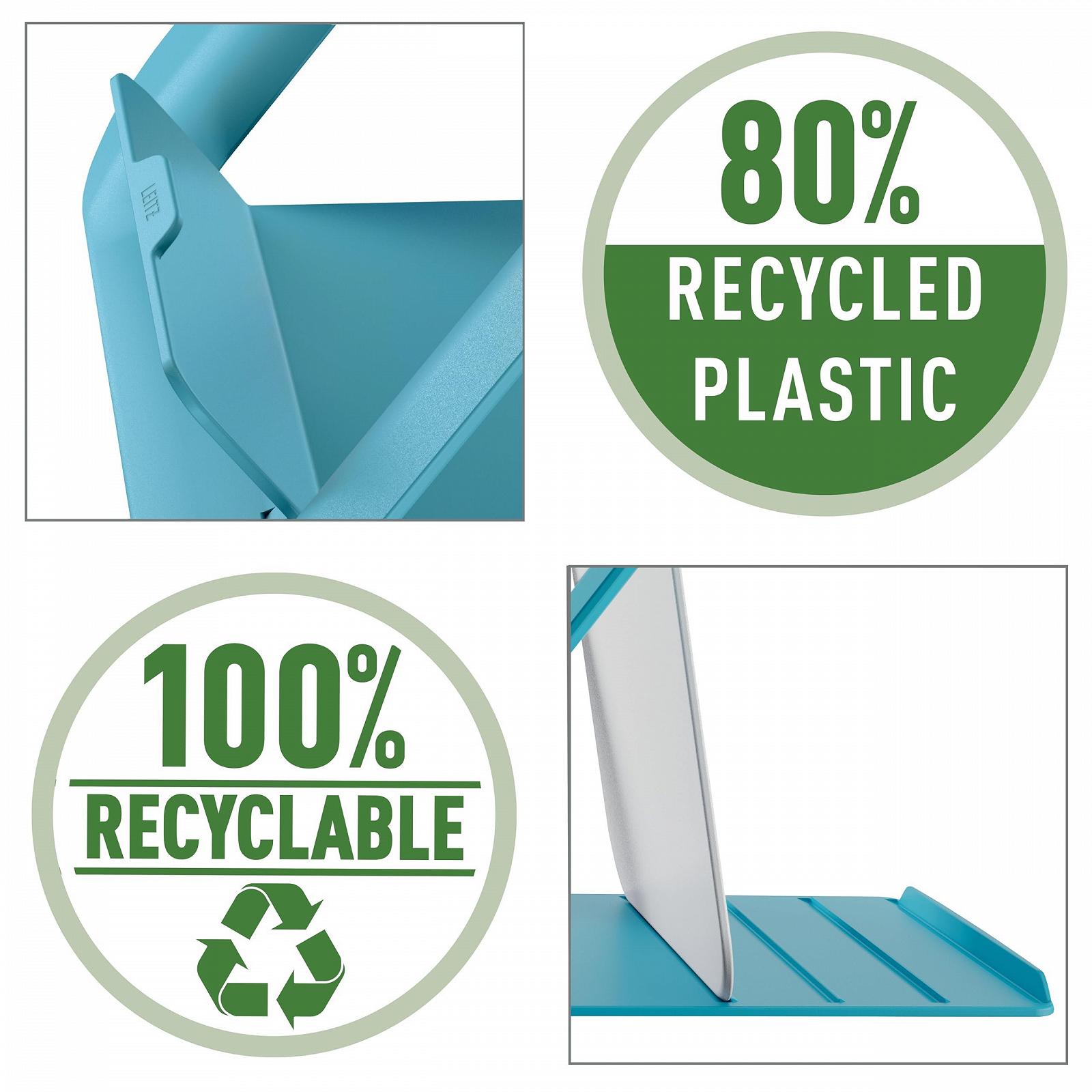 Підставка для ноутбука Leitz Ergo Cosy Регульована по висоті Блакитний, фото №3