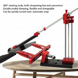 Точилка для ножів професійна з фіксованим кутом з подвійним затискачем регульована універсальна ціна на synthetic.ua - Фото 1 Точилка для ножів професійна з фіксованим кутом з подвійним затискачем регульована універсальна synthetic.ua - Фото 1