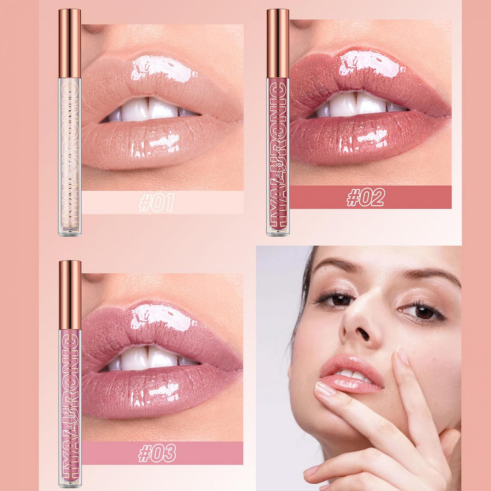 Набор блесков Lip Oil Hyaluronic Lip Glow Oil 3-Piece, фото №2