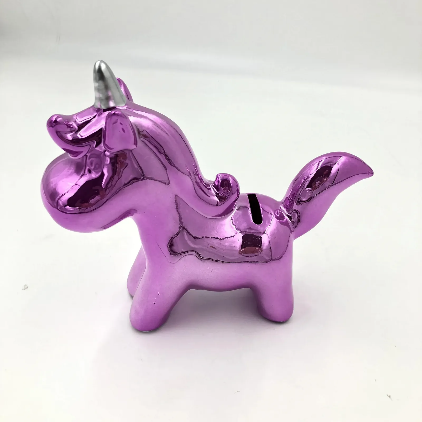 Скарбничка Єдиноріг керамічна глянцева, фото №6