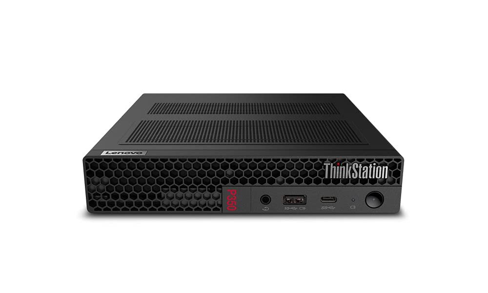 Станція Lenovo ThinkStation P350 30EF Mini 1 x Core i9 11900T/1.5 ГГц vPro ОЗП 32 ГБ SSD 1 ТБ TCG Opal Encryption,T600 GigE WLAN, BT 5.2 Win10Pro Клавіатура: Німецька Чорна T TS ThinkStation, фото №3