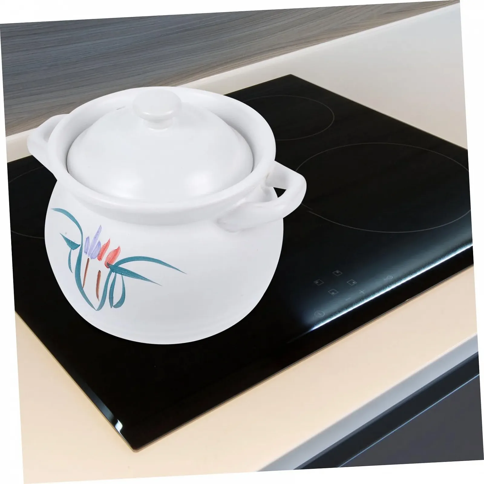 Каструля для запікання керамічна термостійка з кришкою 2 л, фото №8