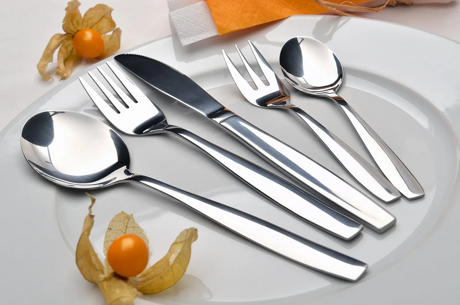 Ложки столові GRÄWE Königstein, 18.5 см, супові ложки з нержавіючої сталі, набір 12 штук, ручна поліровка, фото №5