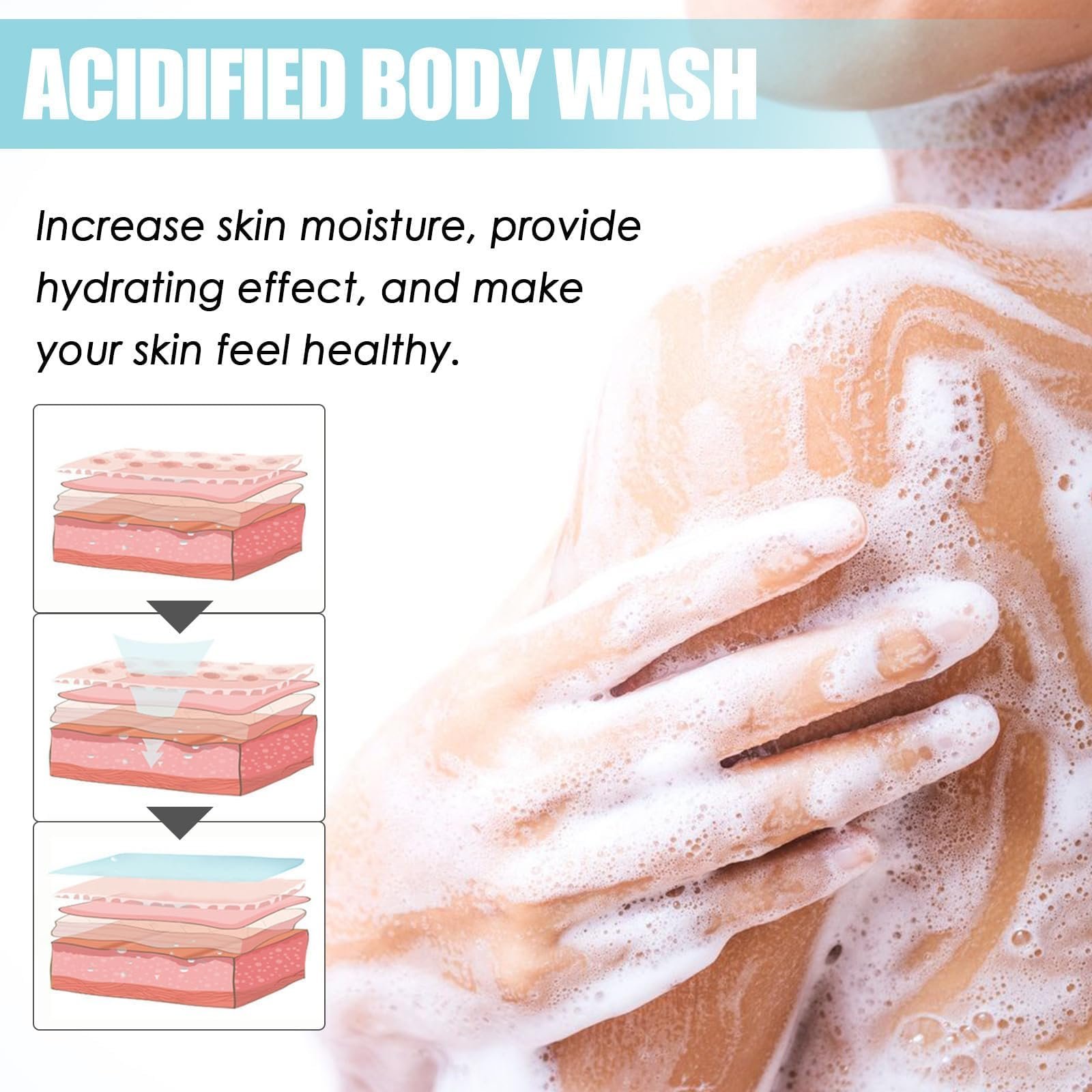 Гель для душу Naturium Vitamin C підкислений з контролем запаху без SLS та парабенів, фото №4