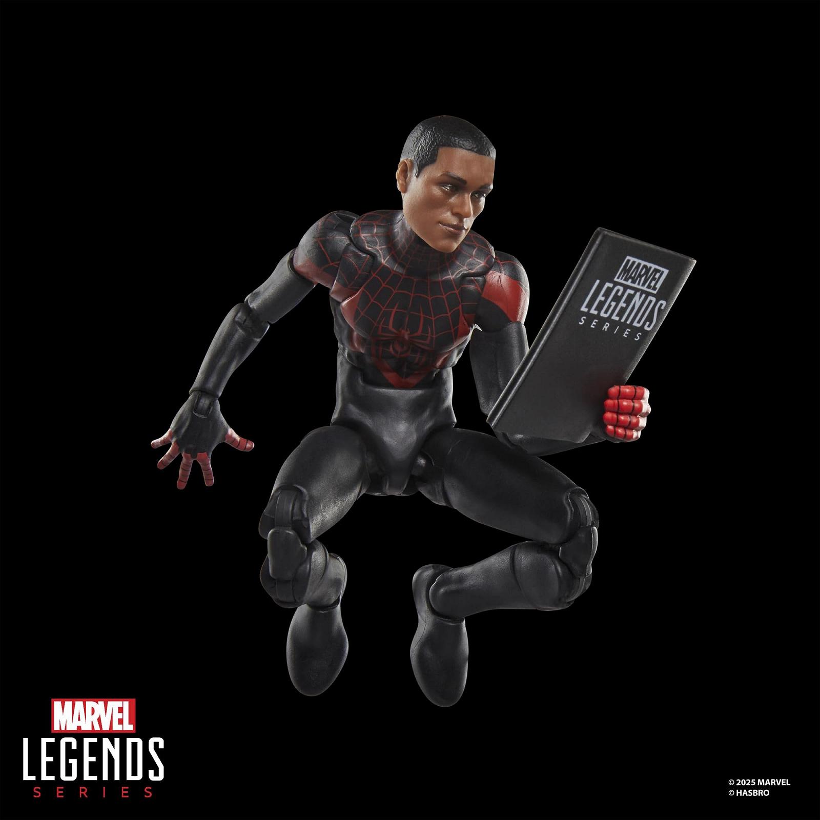 Фигурка Человек-паук Майлз Моралес Marvel Legends Series Ultimate, Черный, фото №4