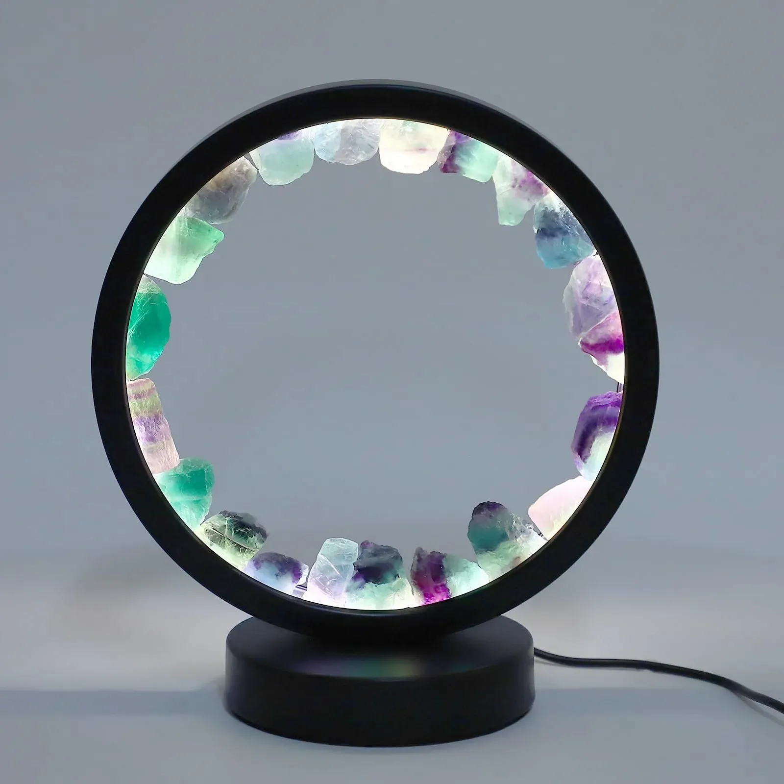 Настільна лампа з кристалів HEEPDD регульовані колірні режими унікальний дизайн, фото №6