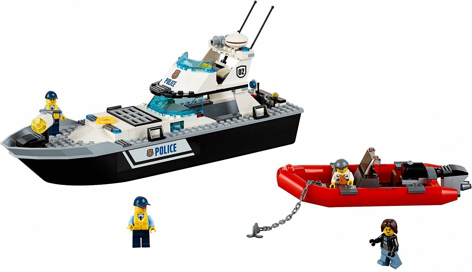 Конструктор LEGO City 60129 Патрульный катер полиции, фото №1