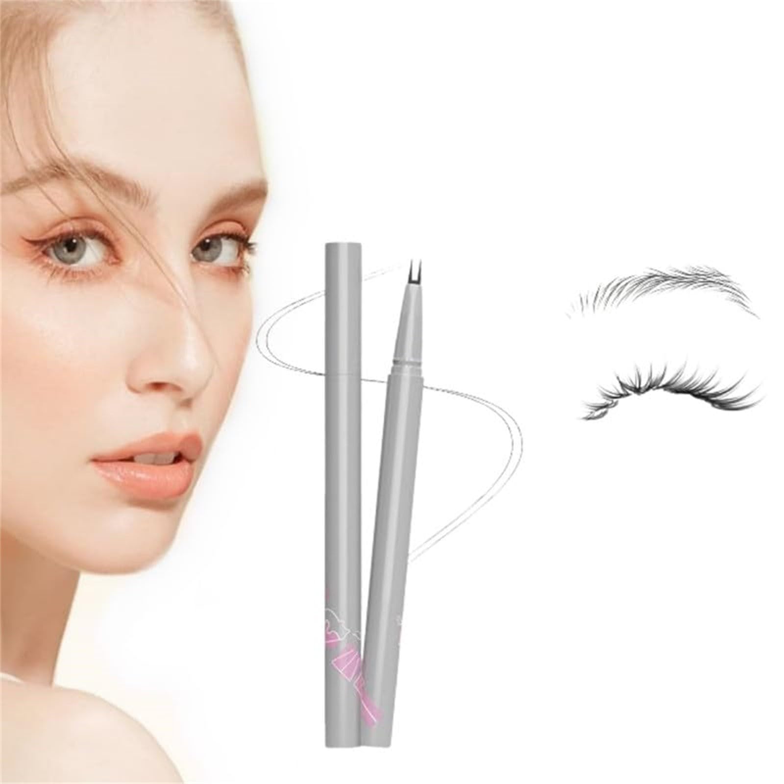 Карандаш для ресниц Alaunstift Doppelspitze серый один размер, фото №3