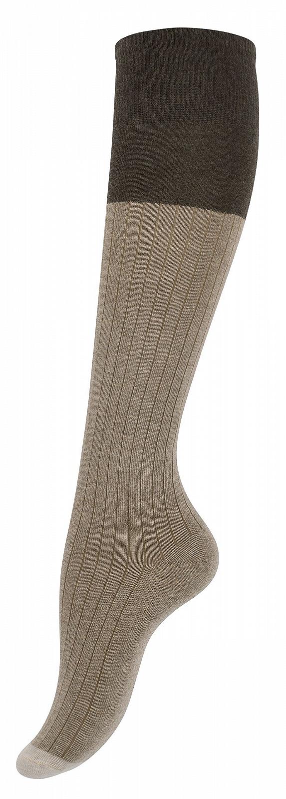 Носки Женские с Элегантным Ребристым Дизайном Цветные Кончики, 3 пары, фото №4