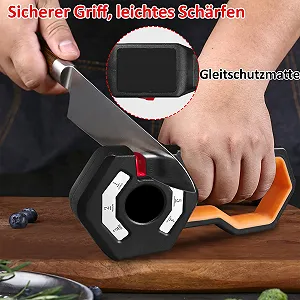 Точилка для ножів Yeelan ручна 6 рівнів регулювання професійна synthetic.ua - Фото 1